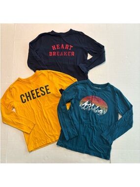 Crewcuts Boys Shirt Bundle of 3 Long Sleeve Heartbreaker Mountains Size XS (4/5)